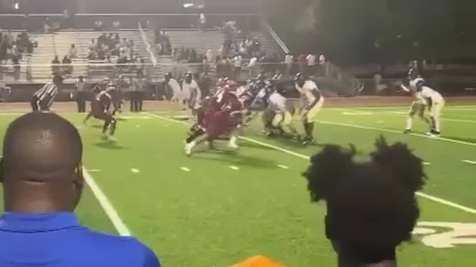 Kejon hunley 15 yard run