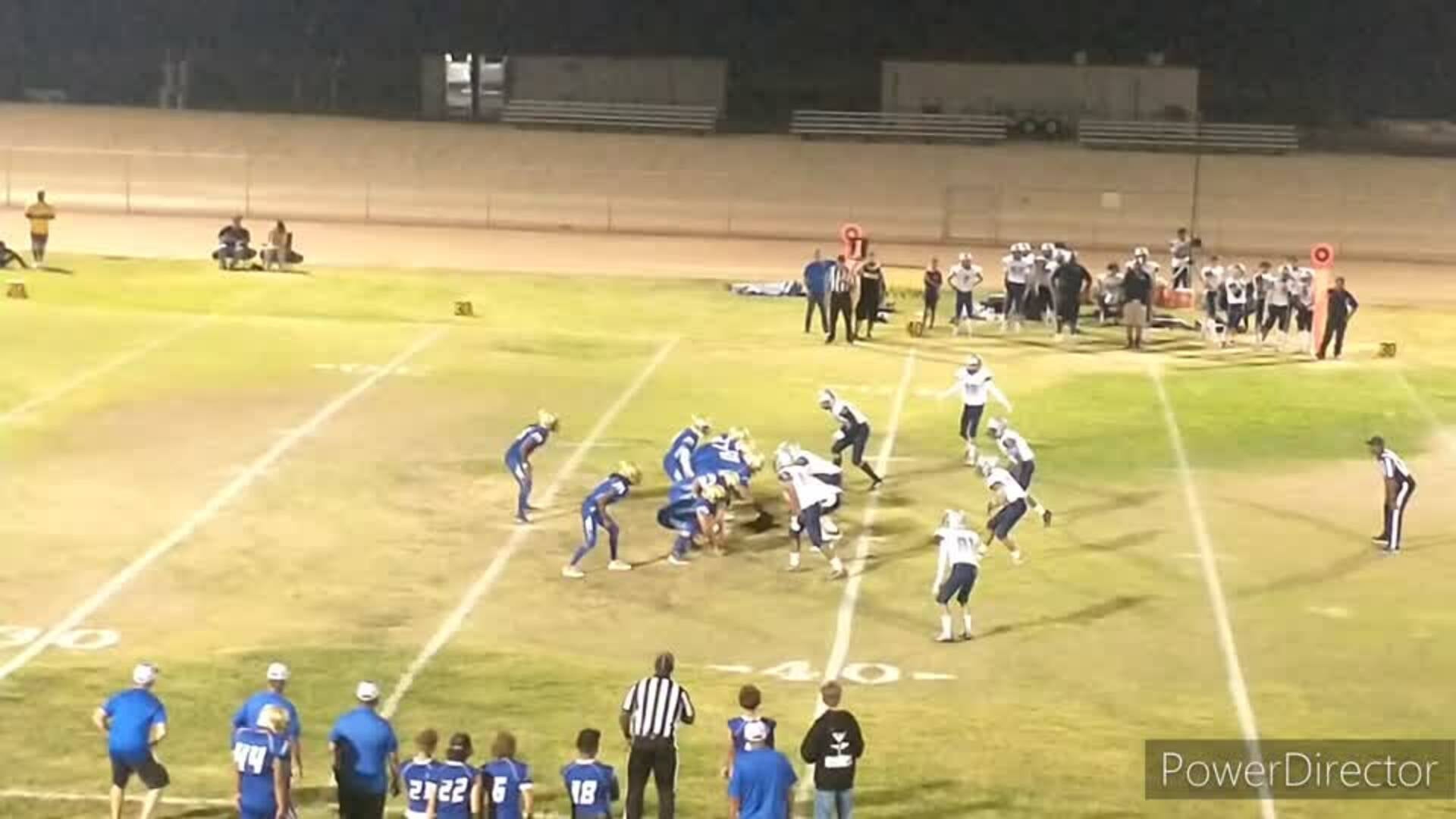 Lucerne Valley Mustang Football drive.