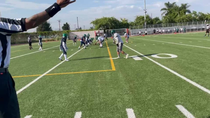 Dylan Mota tackle for loss