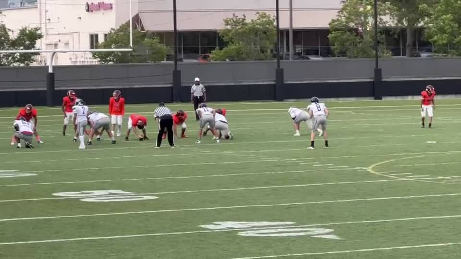 Sack causes interception