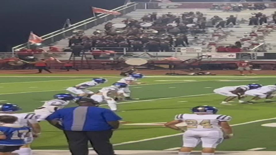 HF vs Splendora. Pierce Pirtle 60 yd run for TD.