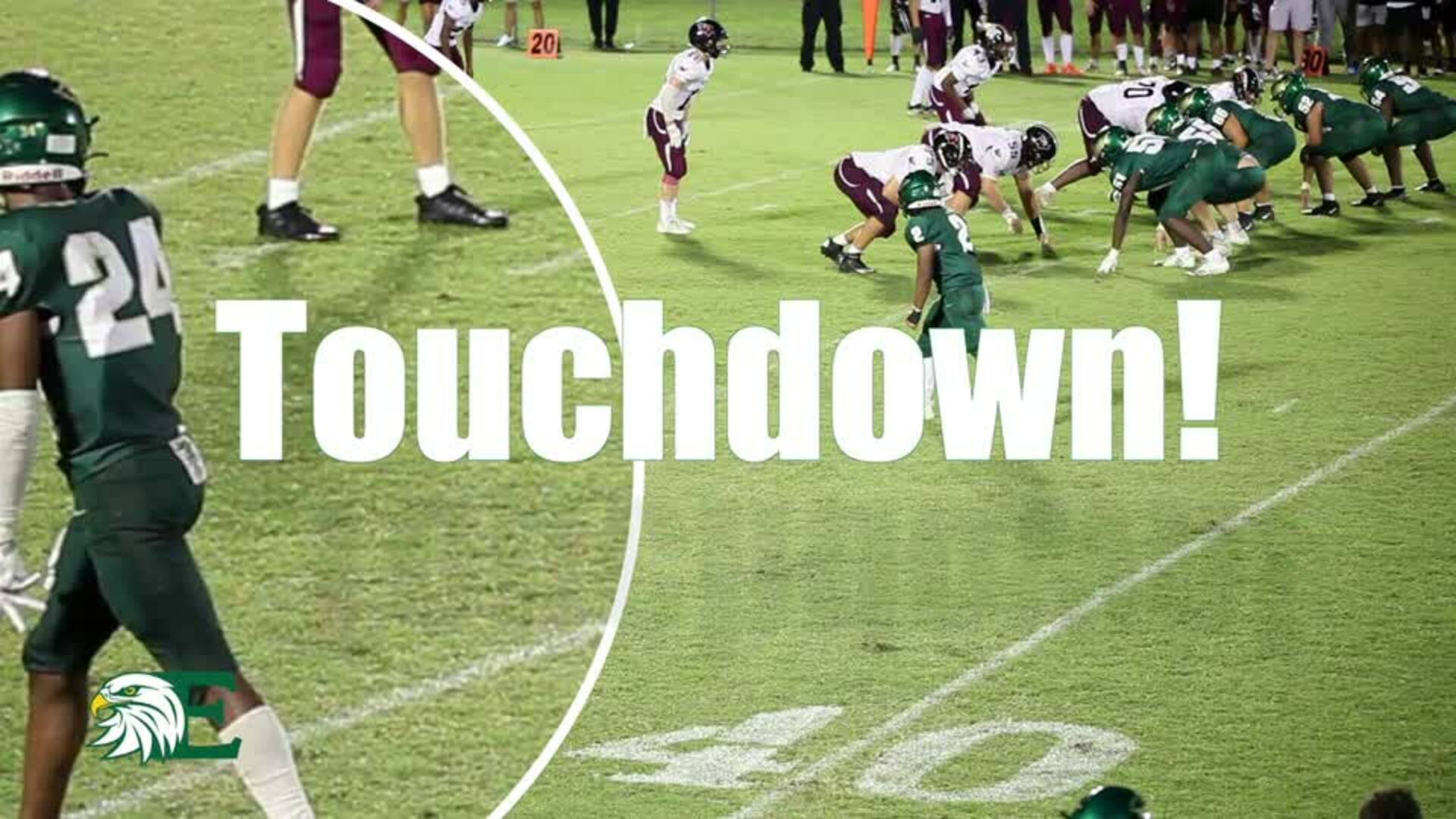 Larry Pickett Jr with 1TD, 1INT, 1 Fumble Recovery, 1 Pass Deflection, 7 Tackles and great blocks vs Wakefield HS