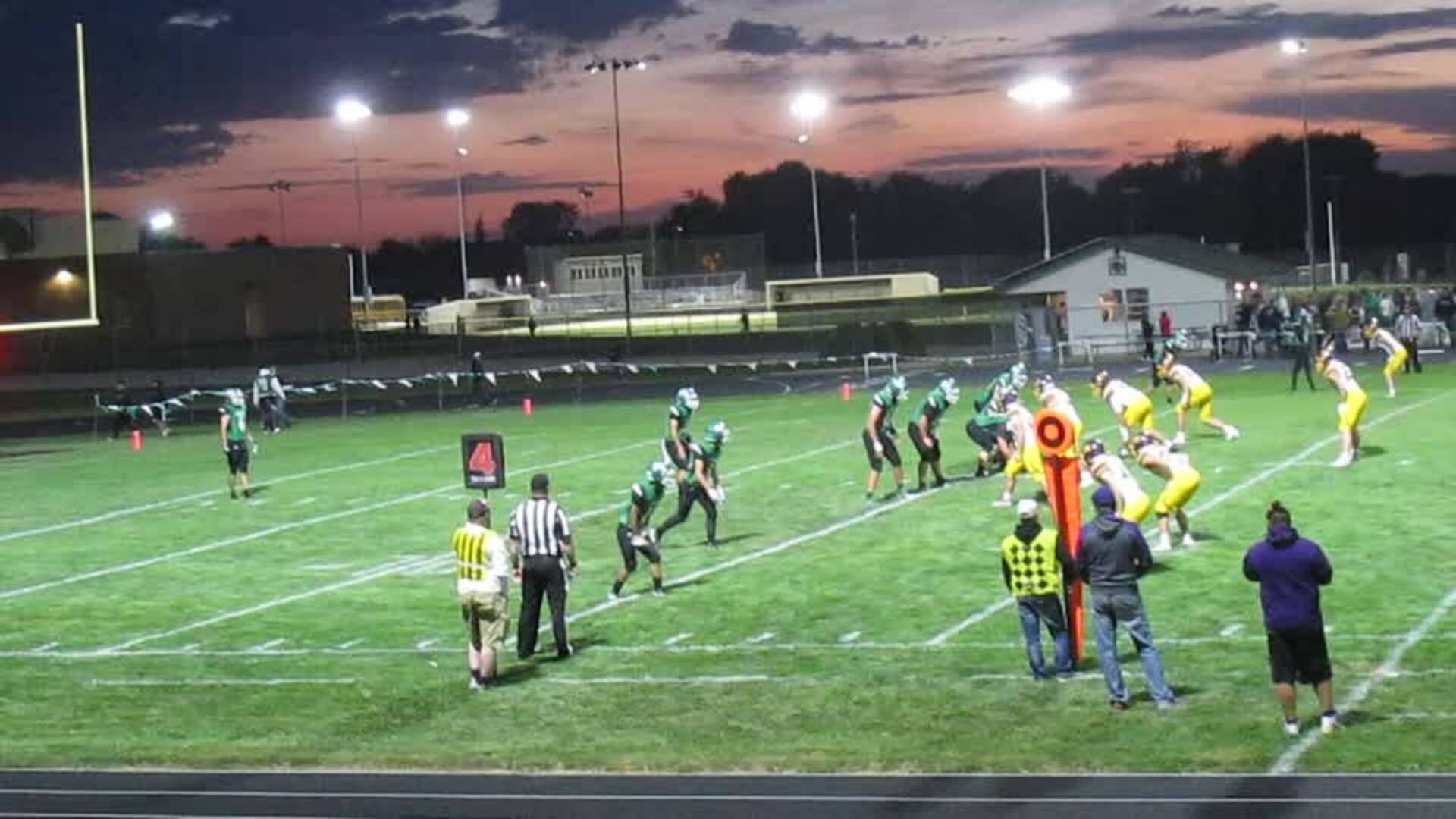 A blocked punt touchdown!