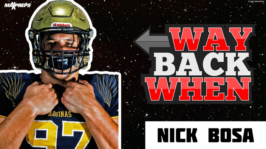 Looking back at the prep career of Nick Bosa at St Thomas Aquinas (Fort Lauderdale, FL).