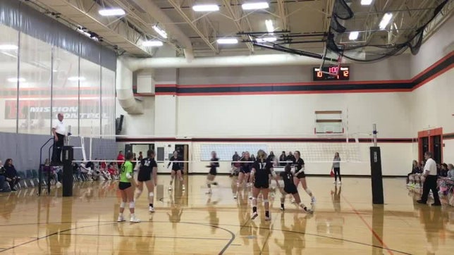 The 1,000th assist for Madelyn Marquardt