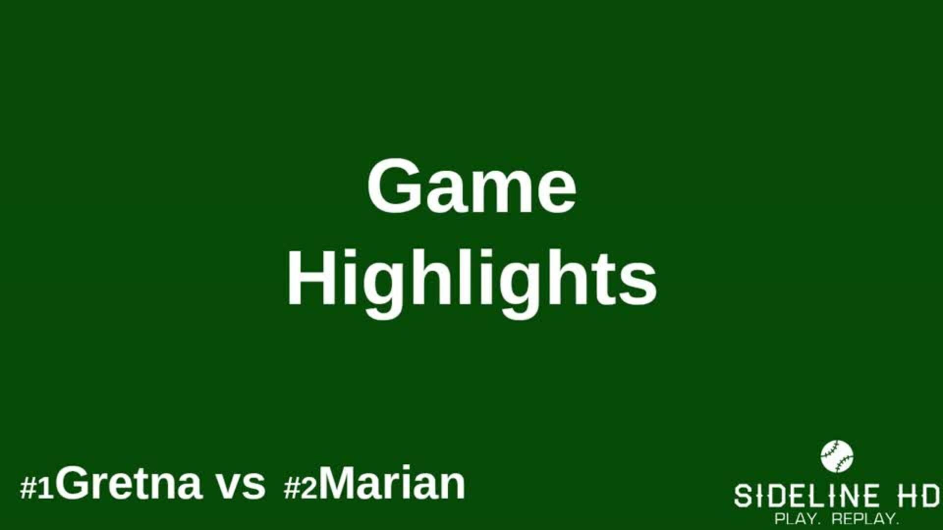 Marian vs Gretna