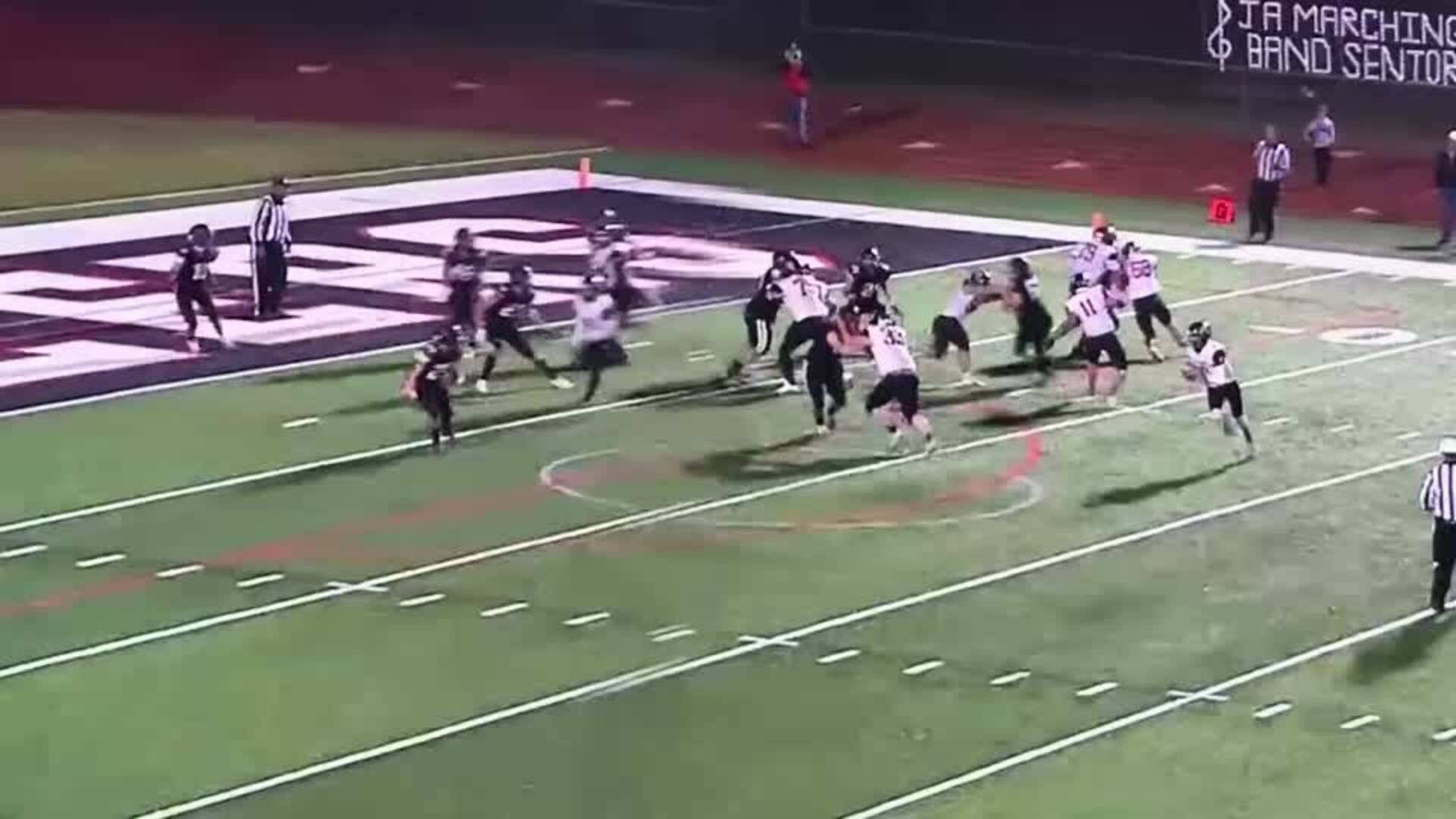 Game saving Tackle forced fumble OT