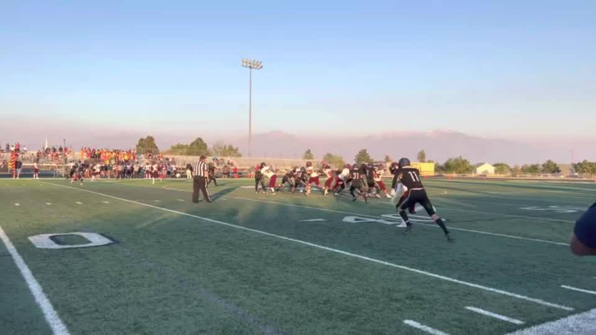 Ty Cogswell (#11) Intercepts Against Jordan