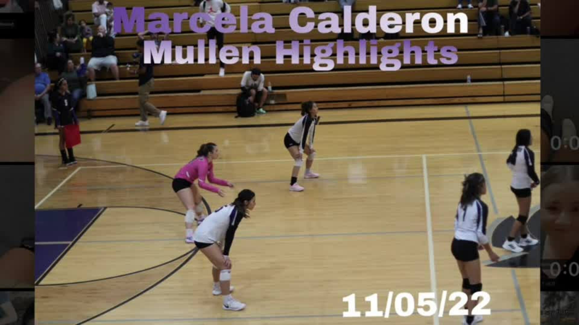 Marcela Calderon vs Mullen 2022 Highlights