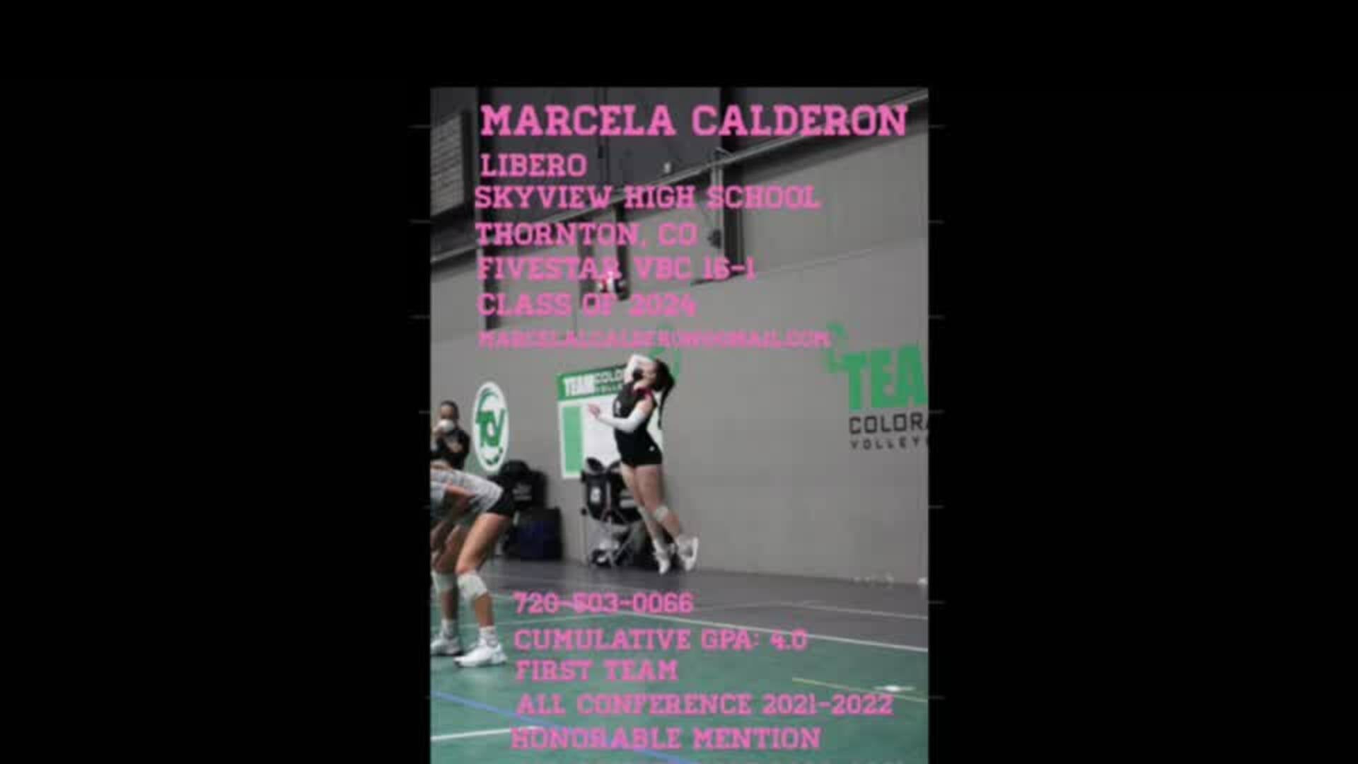 Marcela Calderon Club 21-22 season highlights