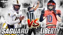 HIGHLIGHTS: Devon Dampier leads Saguaro to WILD 43-42 over No. 14 Liberty in Arizona Open Division semifinals