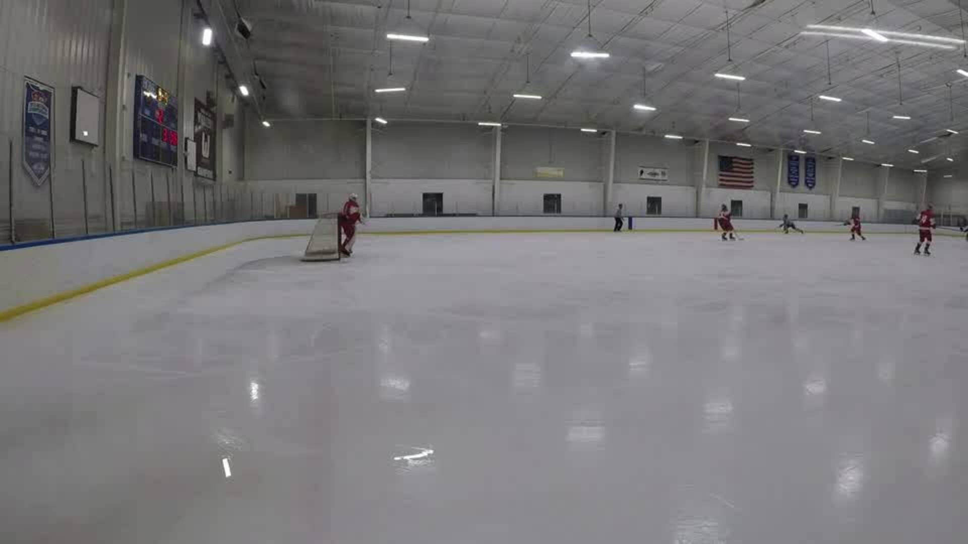 Niko Spaniotis sets up Chris Fox