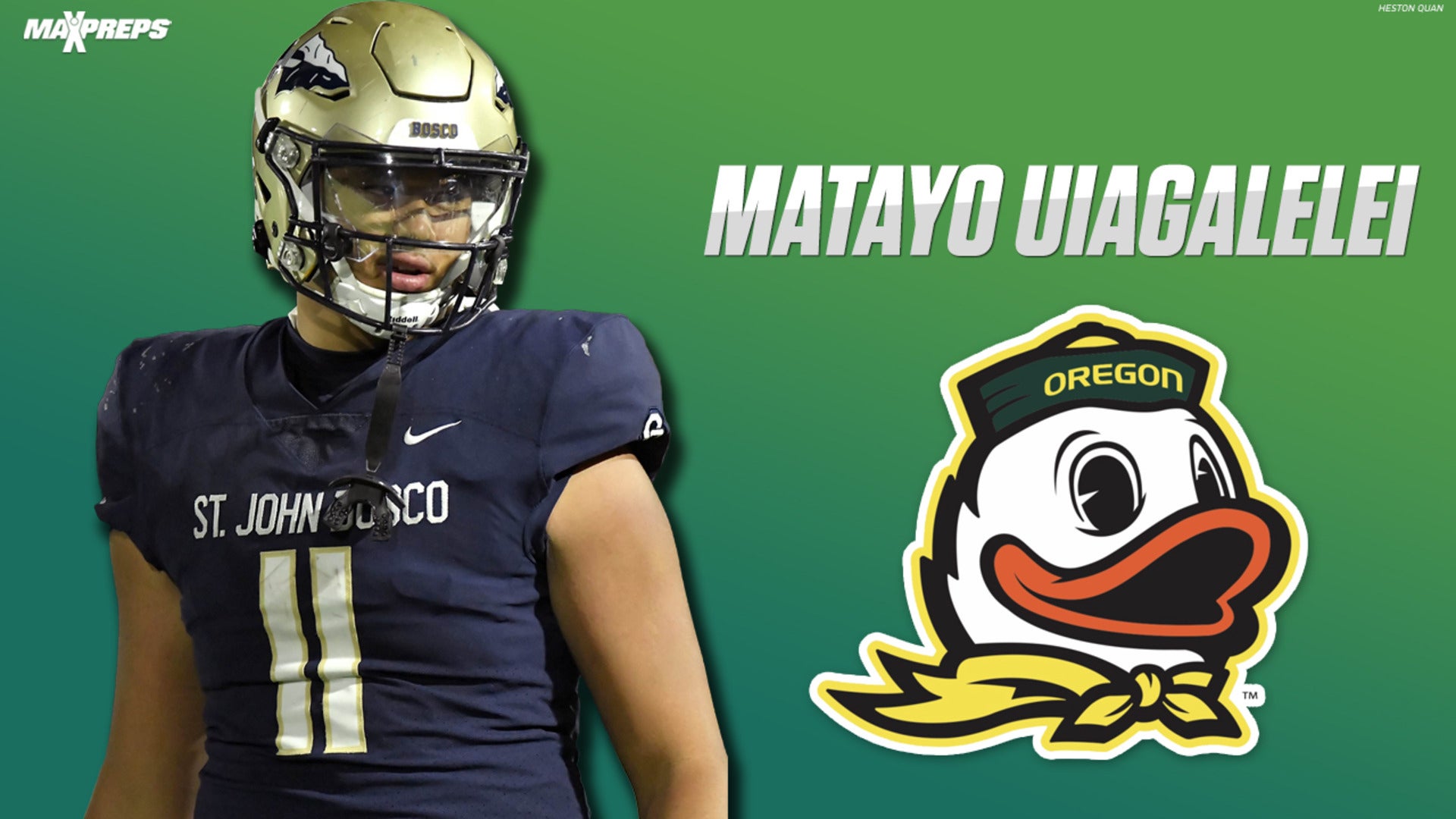 Matayo Uiagalelei Makes it Official with Oregon
