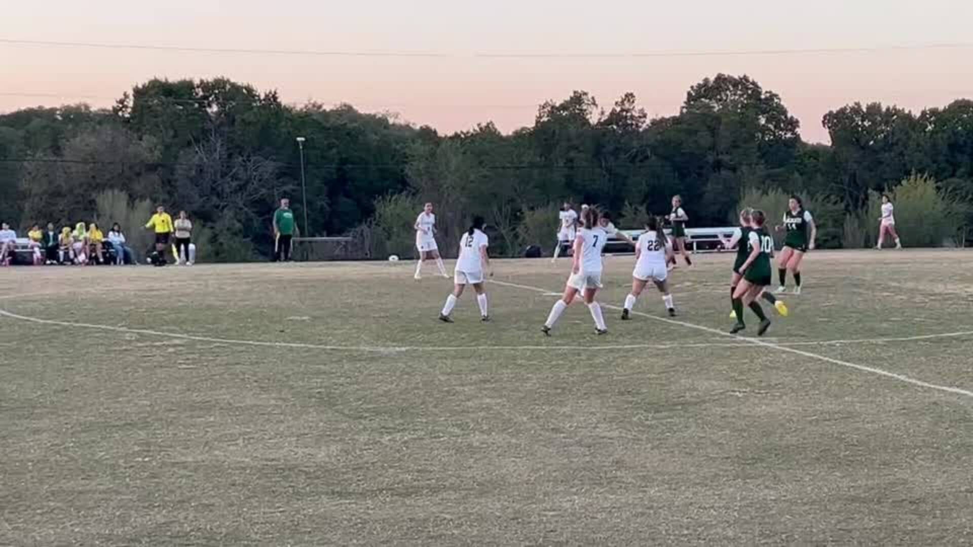 Kirsten with a goal.