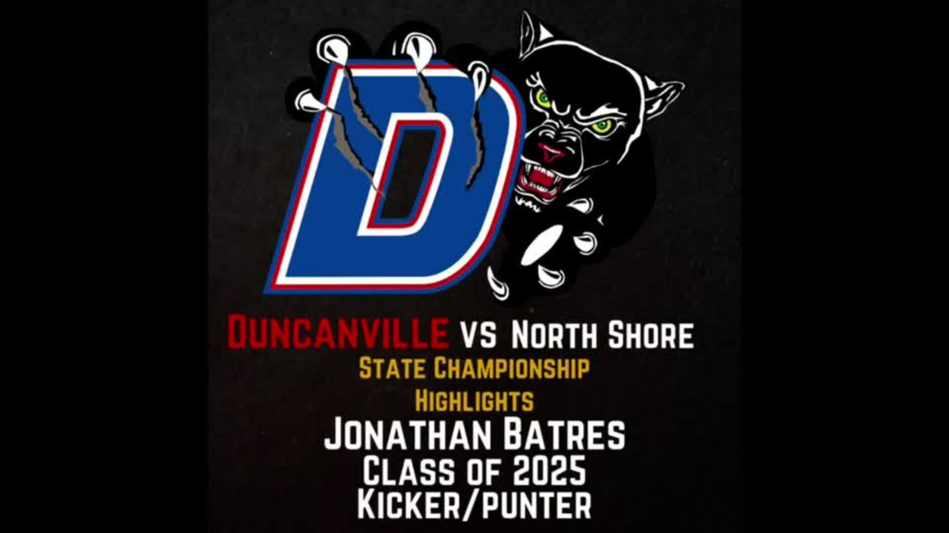 Jonathan Batres- State Championship Kicking Highlights