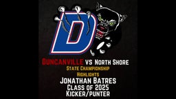 Jonathan Batres- State Championship Kicking Highlights