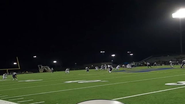 Catch over DB on sideline