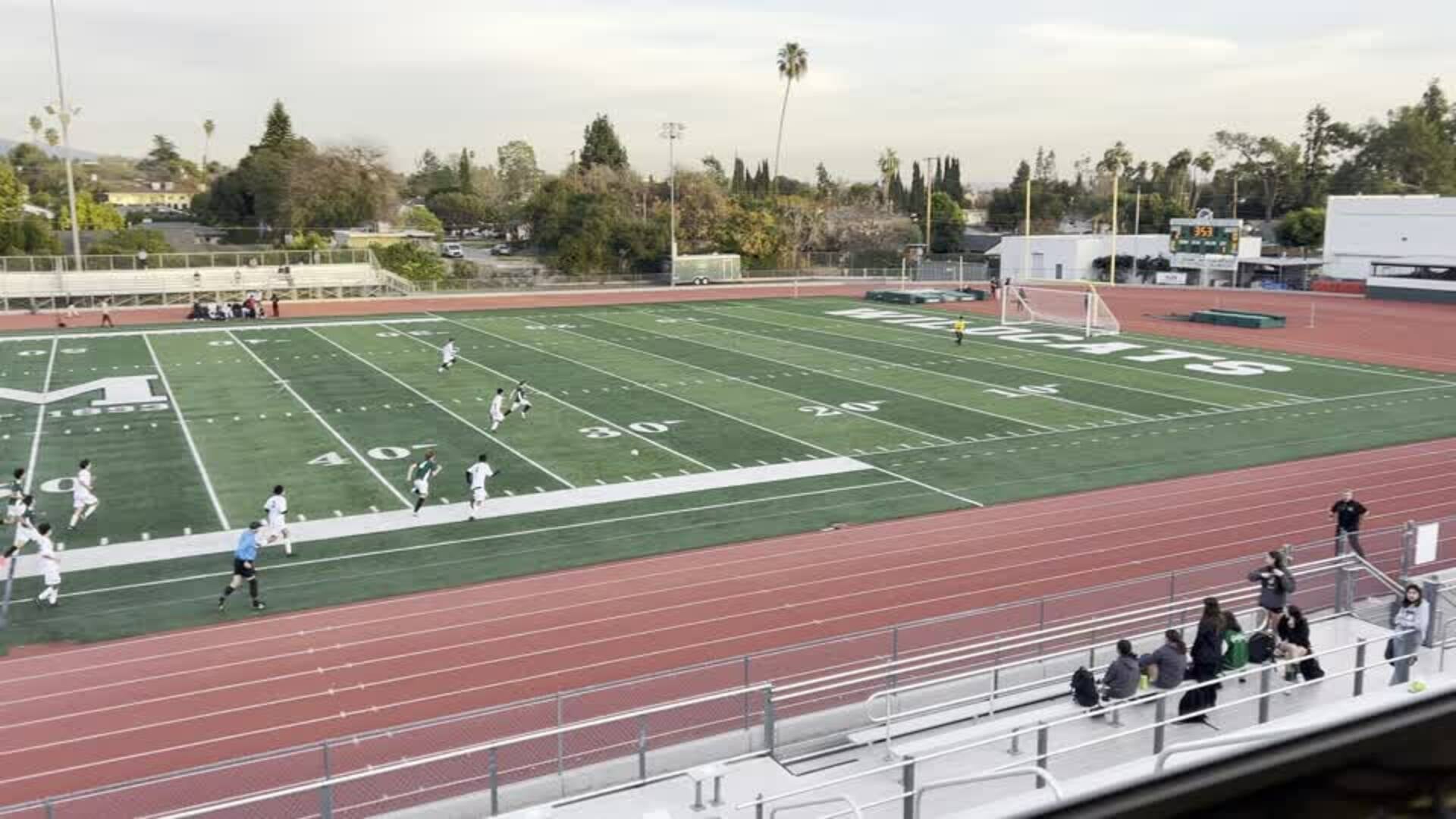 Smith finds Maljian with a beautiful pass to close out first half scoring