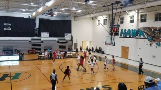 3pt shot vs. Hickory High School