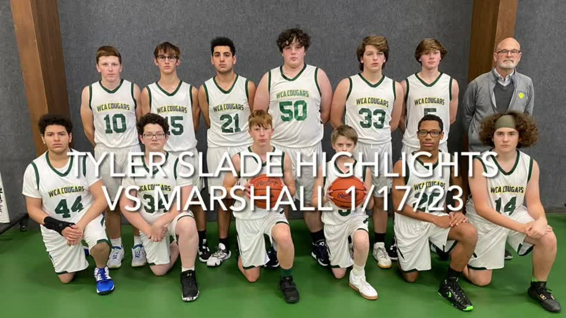 Tyler Slade Highlights vs Marshall