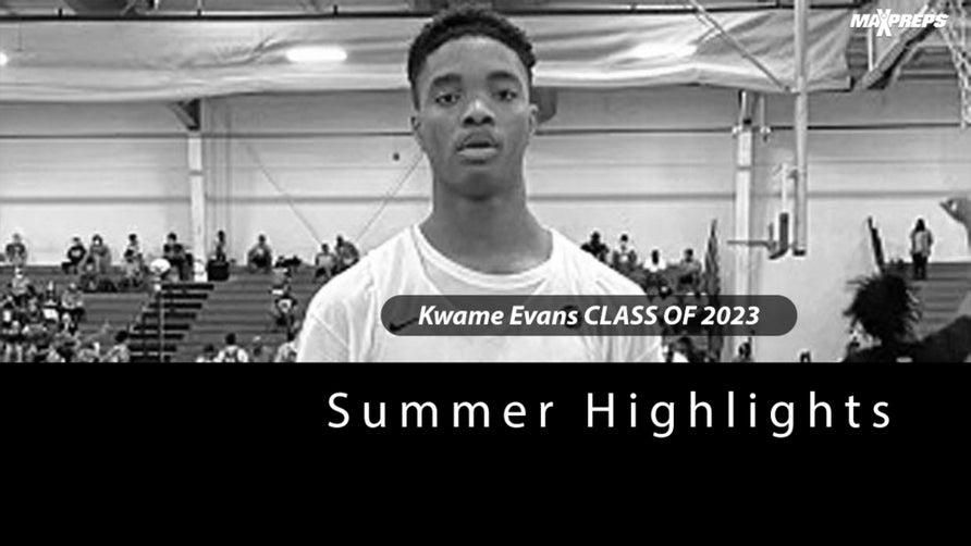 Summer highlights of Montverde Academy's (Montverde, FL) 2023 F Kwame Evans