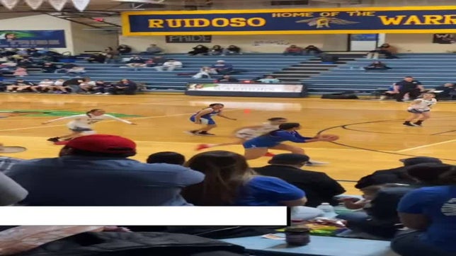 Ruidoso JV girls home conference game against Dexter.