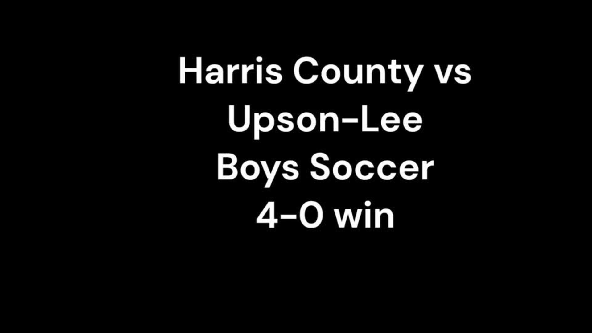 Harris County vs Upson-Lee