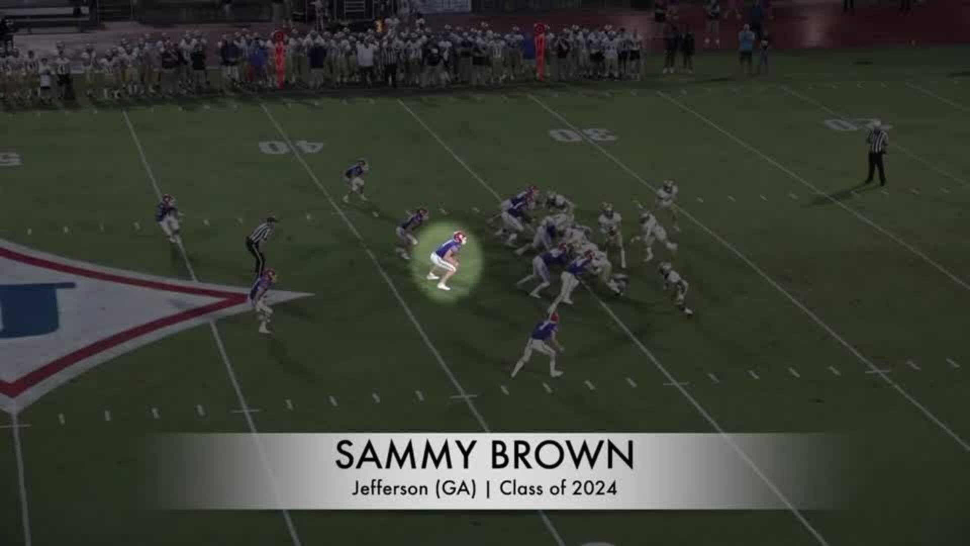 5-star LB Sammy Brown | 2022 Highlights