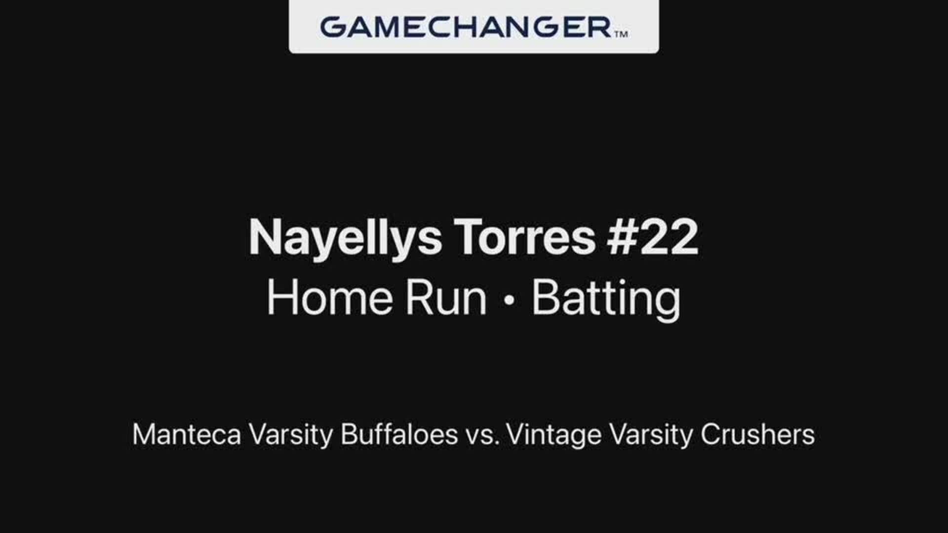 Nayellys Torres HR#2