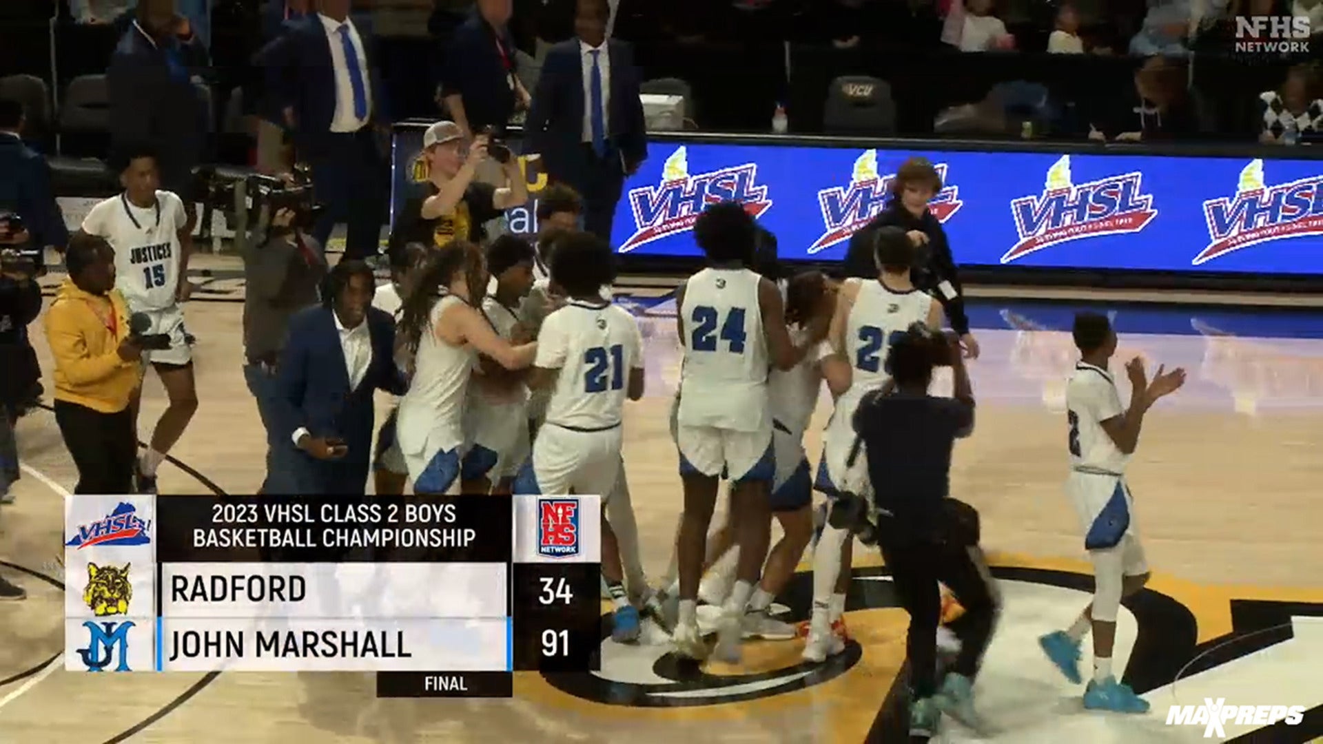 John Marshall vs Radford in VHSL Class 2 State Championship