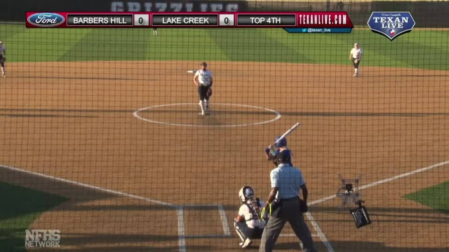 Lake Creek (1) beat Barbers Hill 1-0m in walk-off.