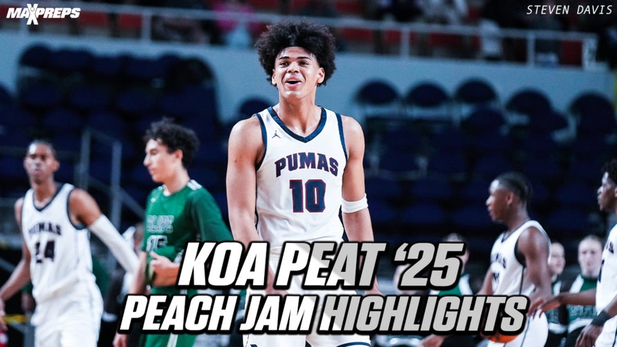 Top five Class of 2025 prospect was dominant for Compton Magic in Adidas 3SSB action.