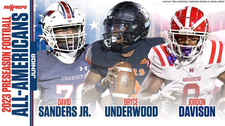 IMG Academy, Mater Dei, Miami Central tie for the most selections with three each.