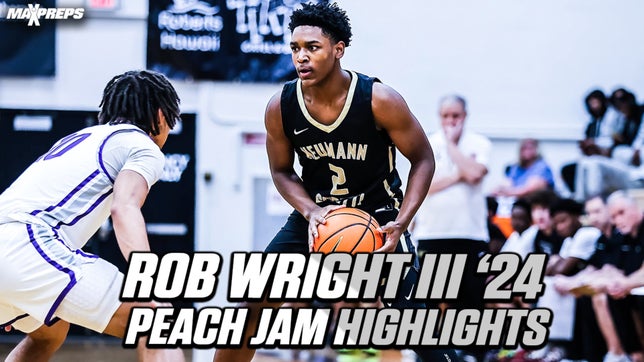 Four-star Baylor commit averaged 16.5 points, 5.3 rebounds and 4.0 assists per contest for Team Final at 2023 Nike EYBL Peach Jam.