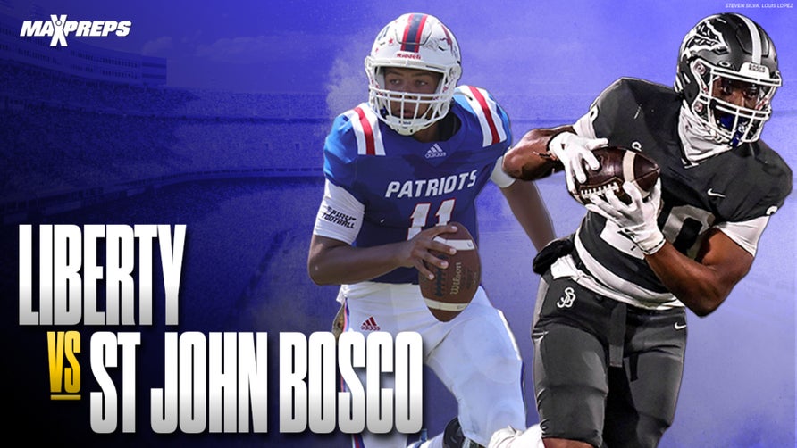 St John Bosco's (Bellflower, CA) quest to repeat as national champions began as they played host to Liberty (Henderson, NV).