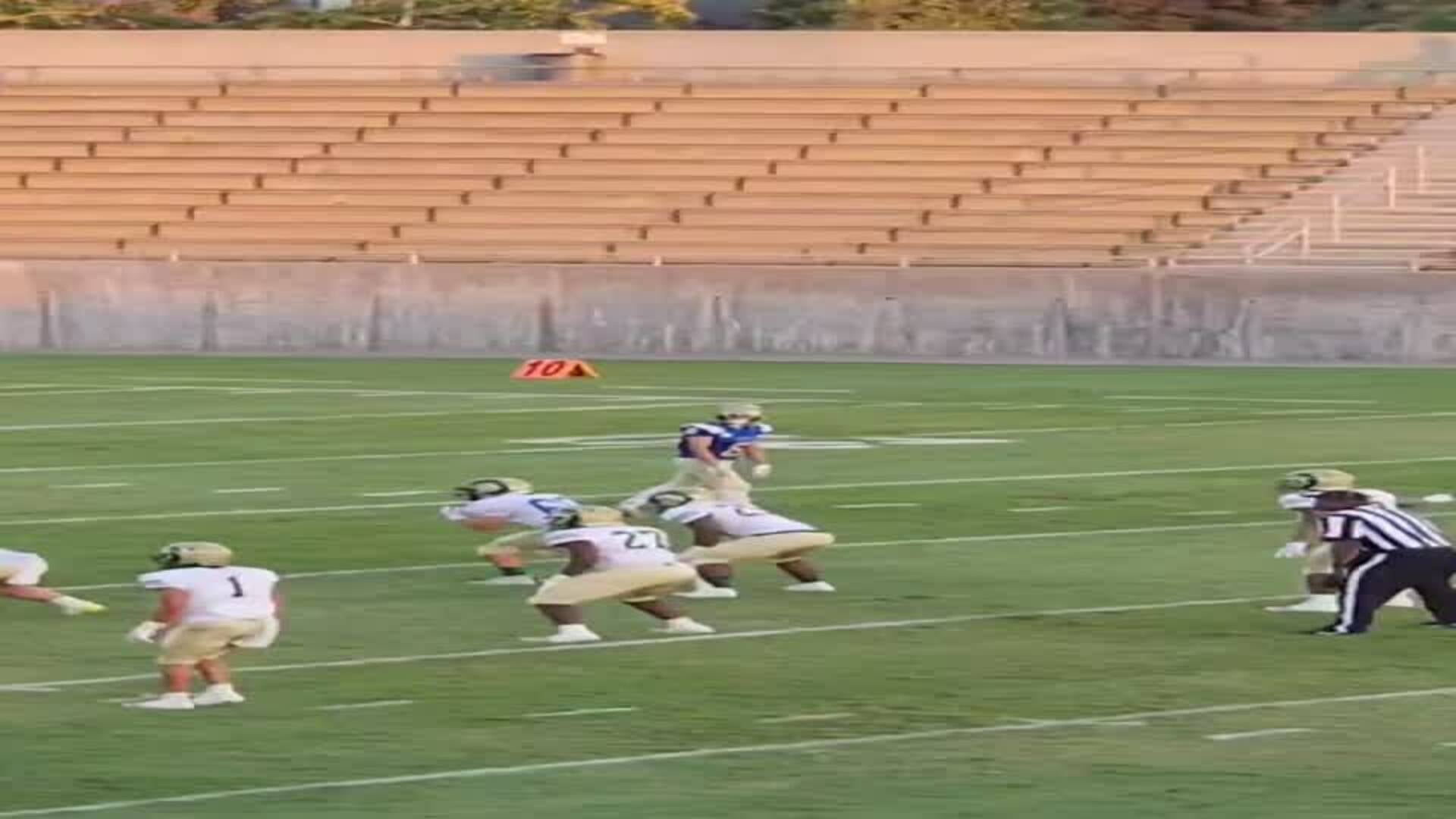 Tyler Marquez Makes 1st Touchdown of the Game