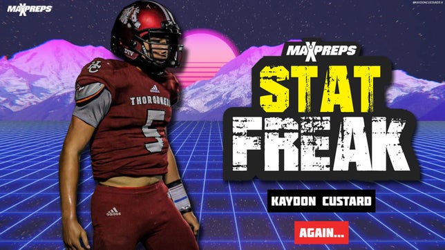 Senior QB and ATH Kaydon Custard turned in another incredible performance to lift Harrison County (Cynthiana, KY) to a 56-46 win over Estill County (Irvine, KY).