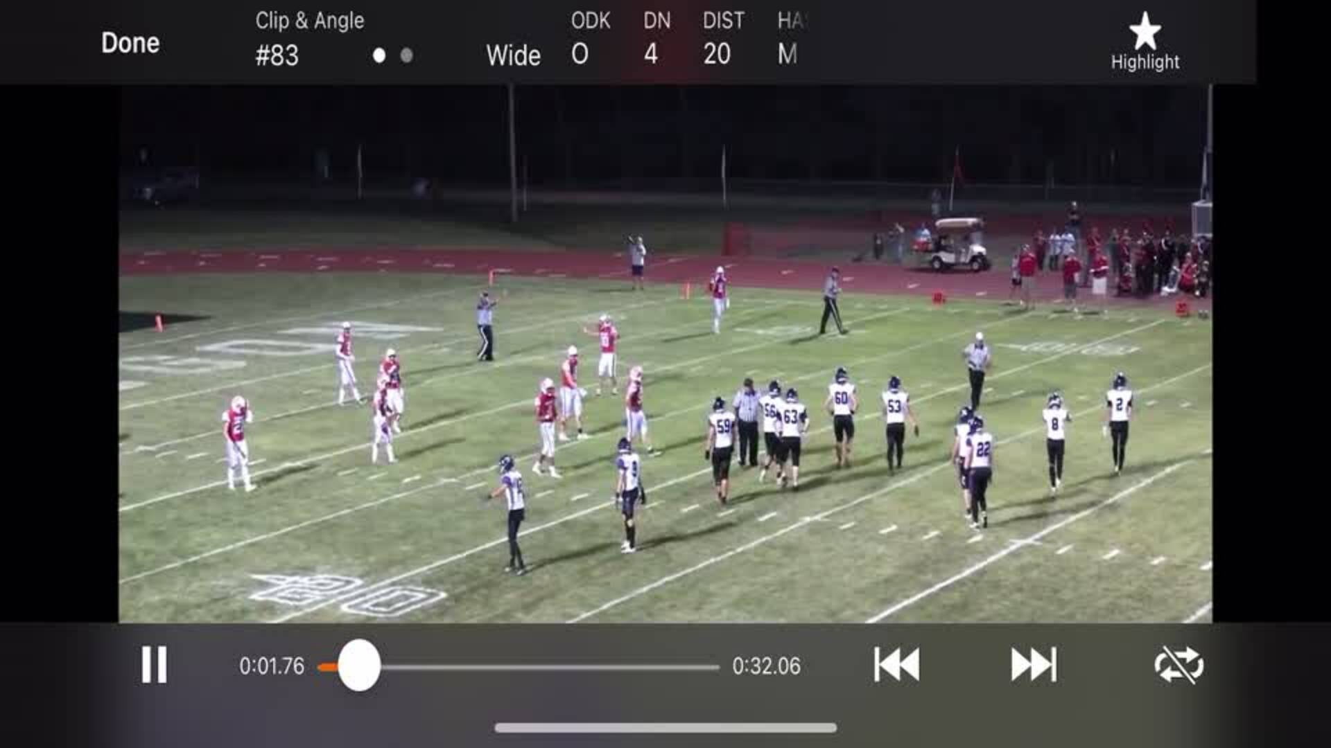 Game Highlight Dixon @ Oregon 9/1/23