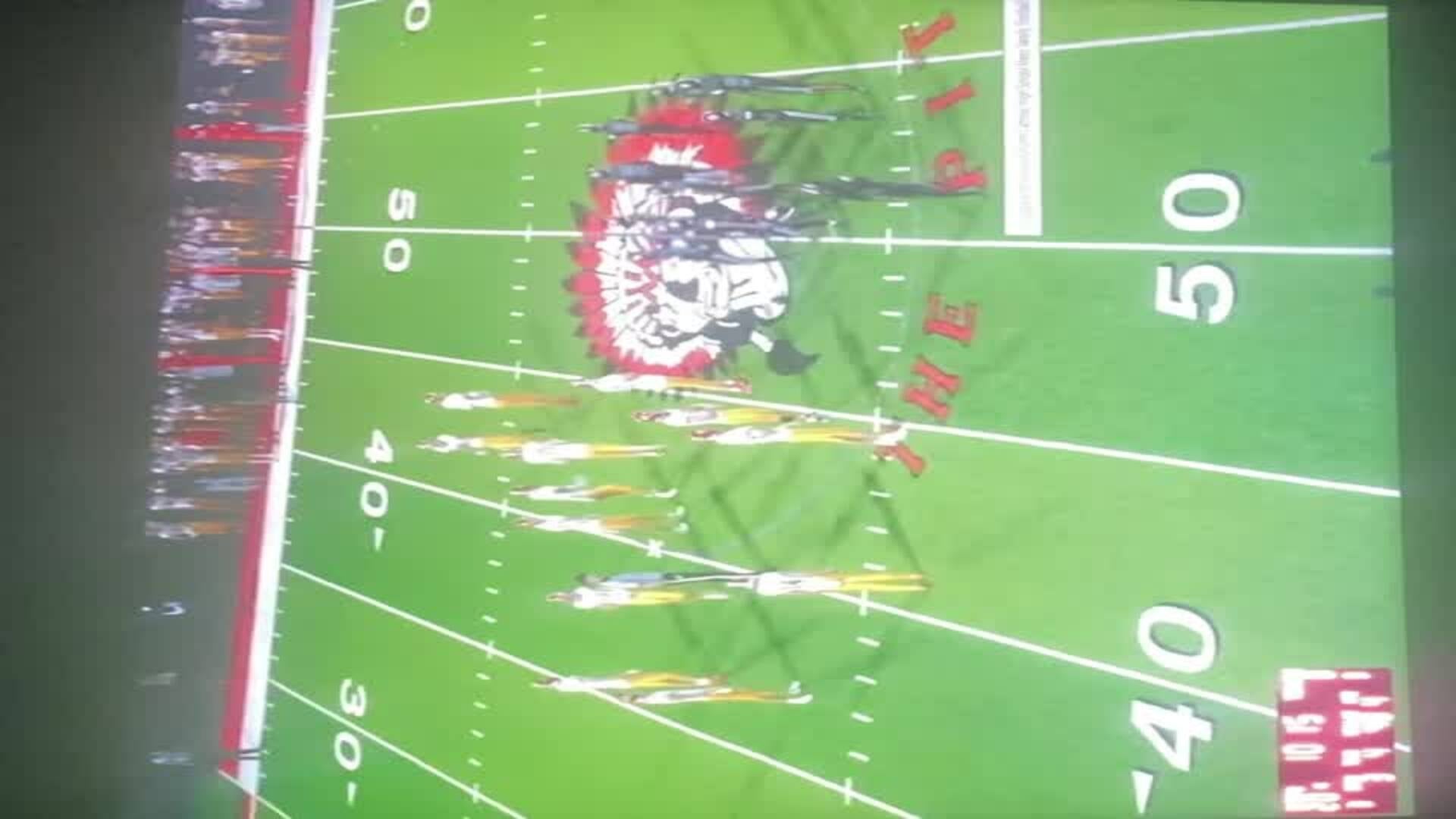 Tikey Hayes 44 yard touchdown