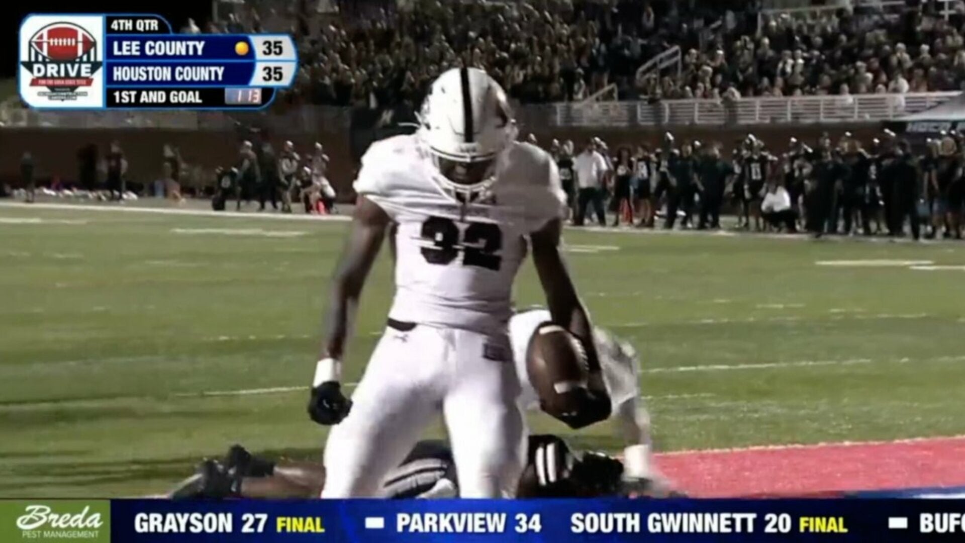 HIGHLIGHTS: 4-star Ousmane Kromah GOES OFF, rushes for 327 yards and 4 TDs for Lee County