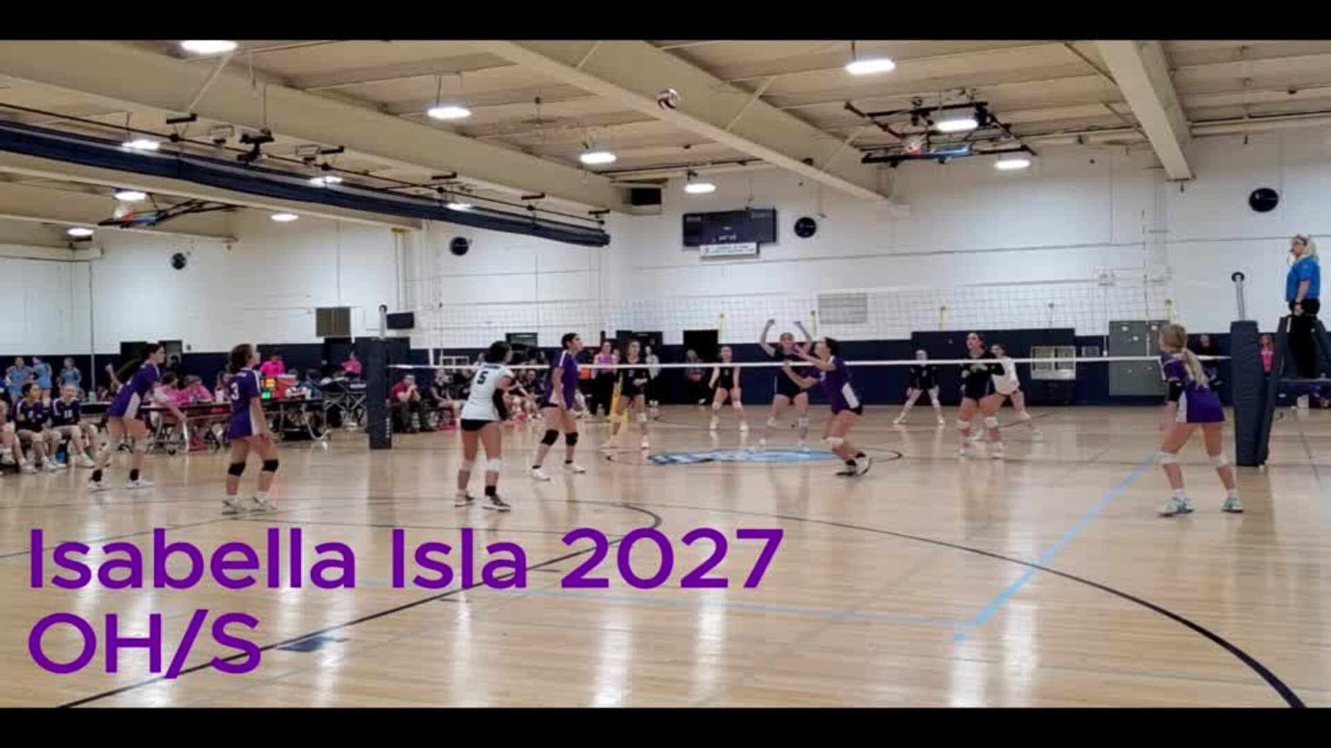 Isabella Isla 2027 - Hightlights versus Prospect HS
