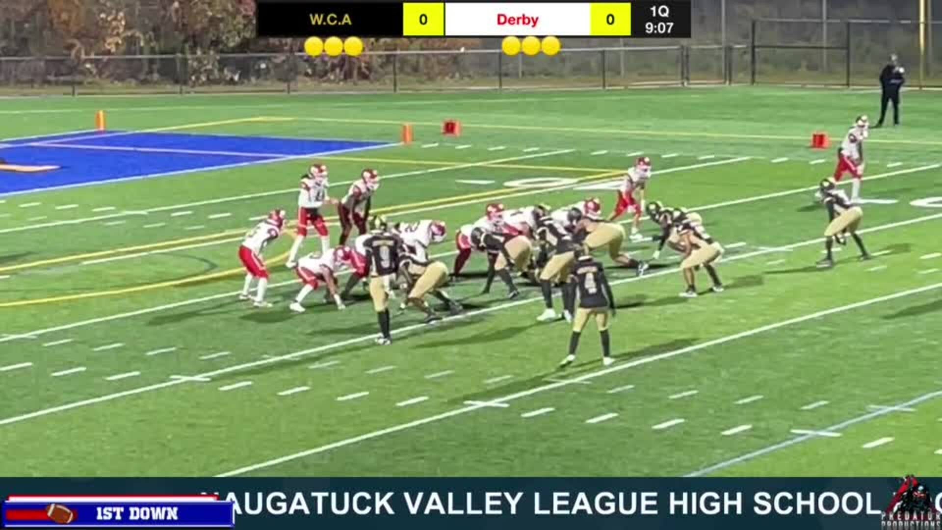 Waterbury Career Academy Highlights vs Derby High School