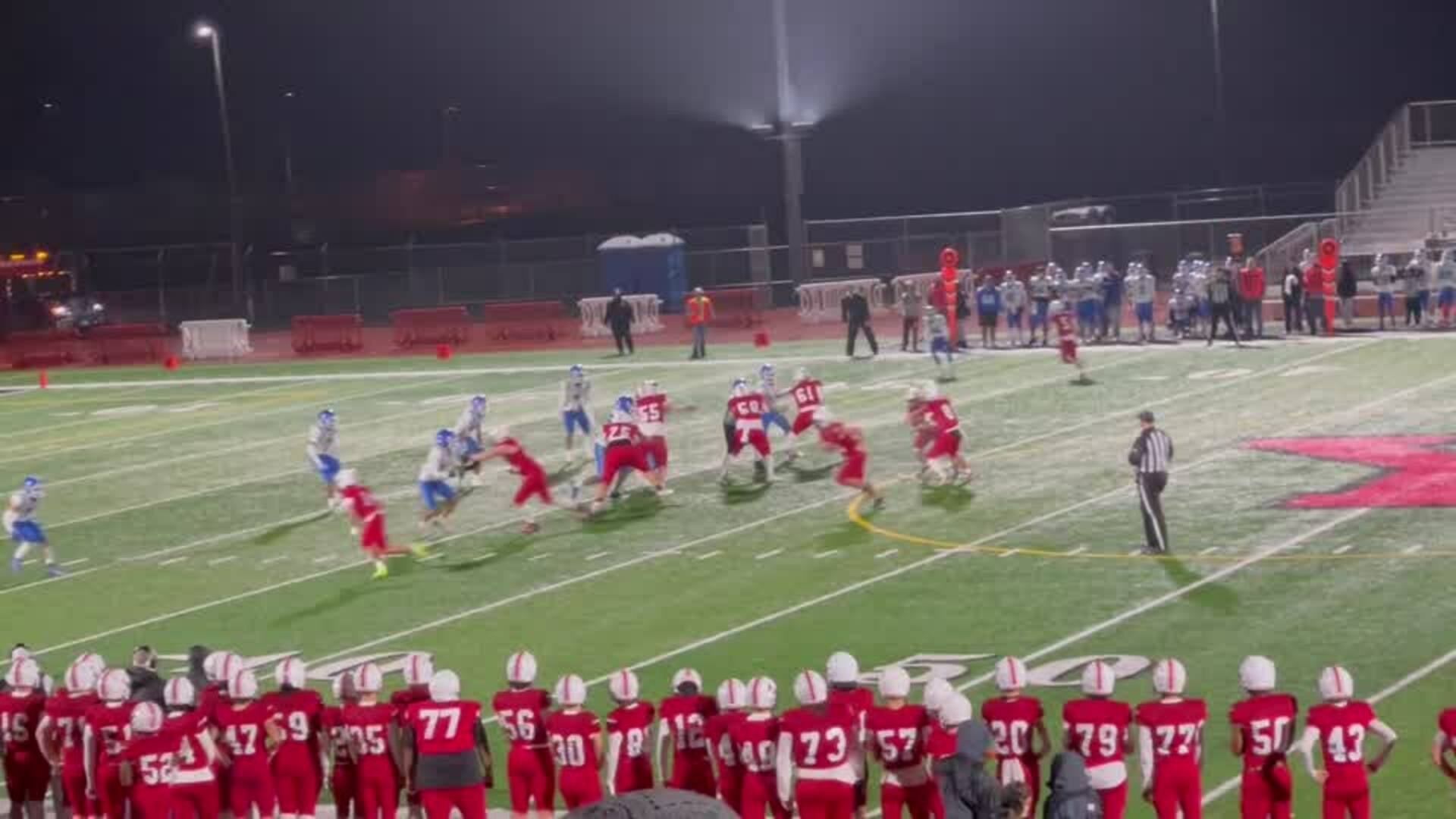 Yelm #25 Anthony Kiamco 35 yard TD run