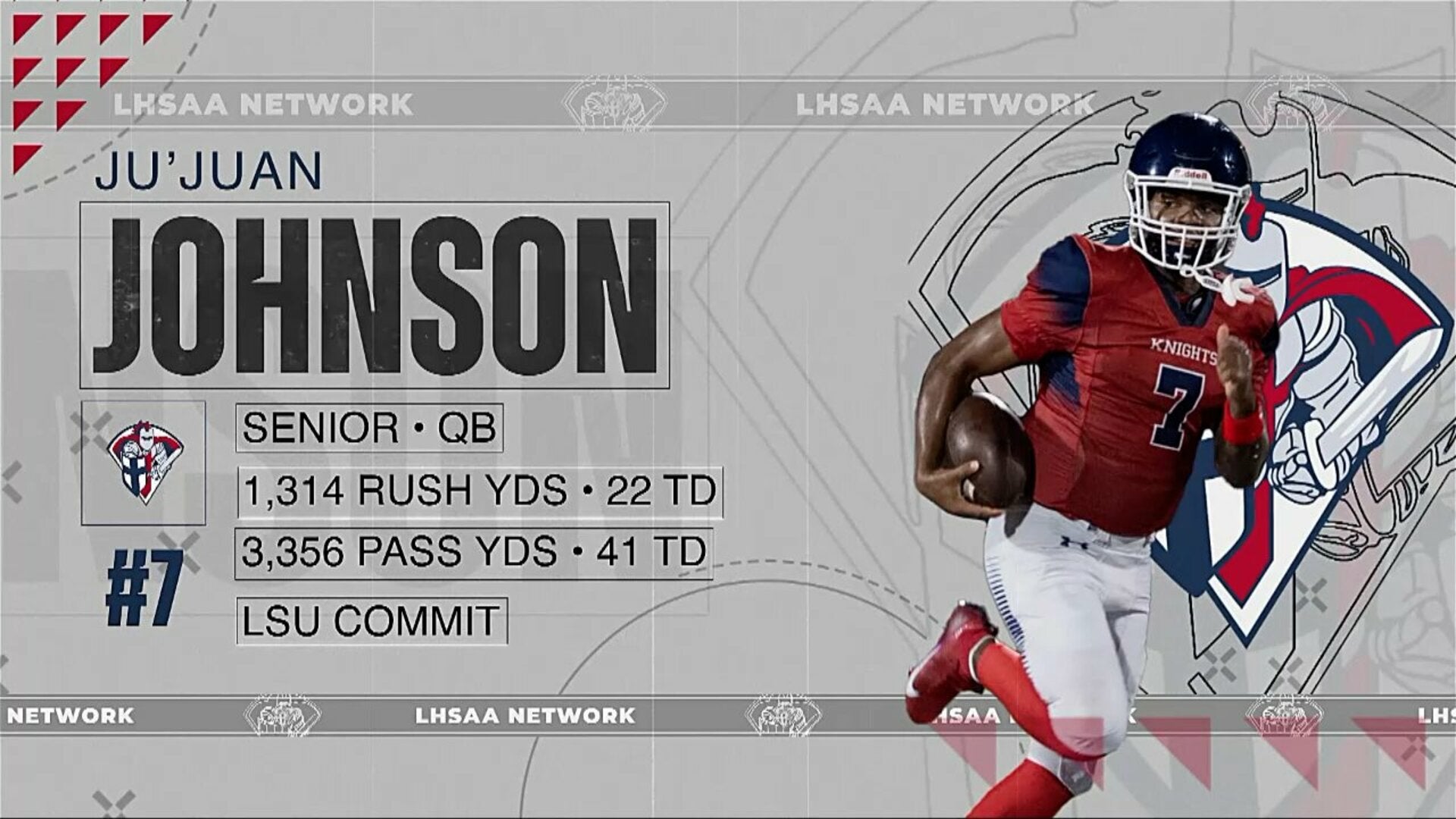 HIGHLIGHTS: LSU commit Ju'Juan Johnson accounts for nearly 500 yards and 3 TDs in state championship game