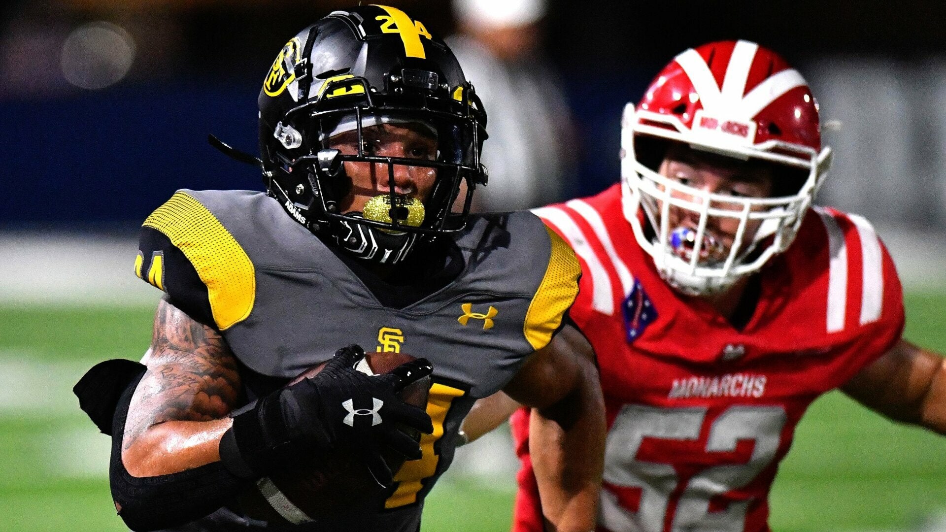 HIGHLIGHTS: Michigan's Blake Corum was a BALLER at St. Frances Academy