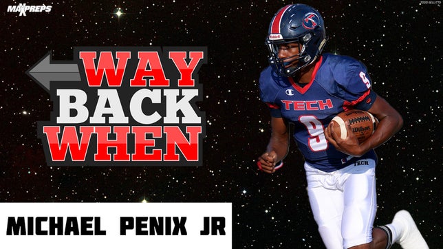 Looking back at the career of Michael Penix Jr at Tampa Bay Tech (Tampa, FL).