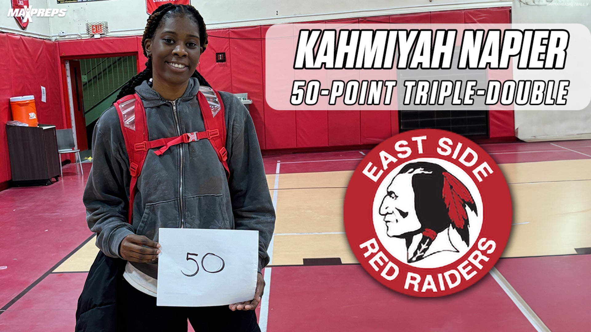 Kahmiyah Napier Posts Monster 50 Point Triple-Double in East Side's Win