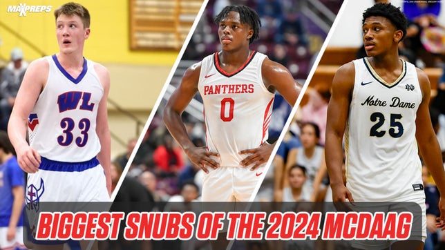 2024 McDonald's All American snubs include Kon Knueppel, Ahmad Nowell, and Mercy Miller among others.