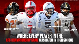 Where Every Player in the 2024 AFC Championship was Ranked in High School