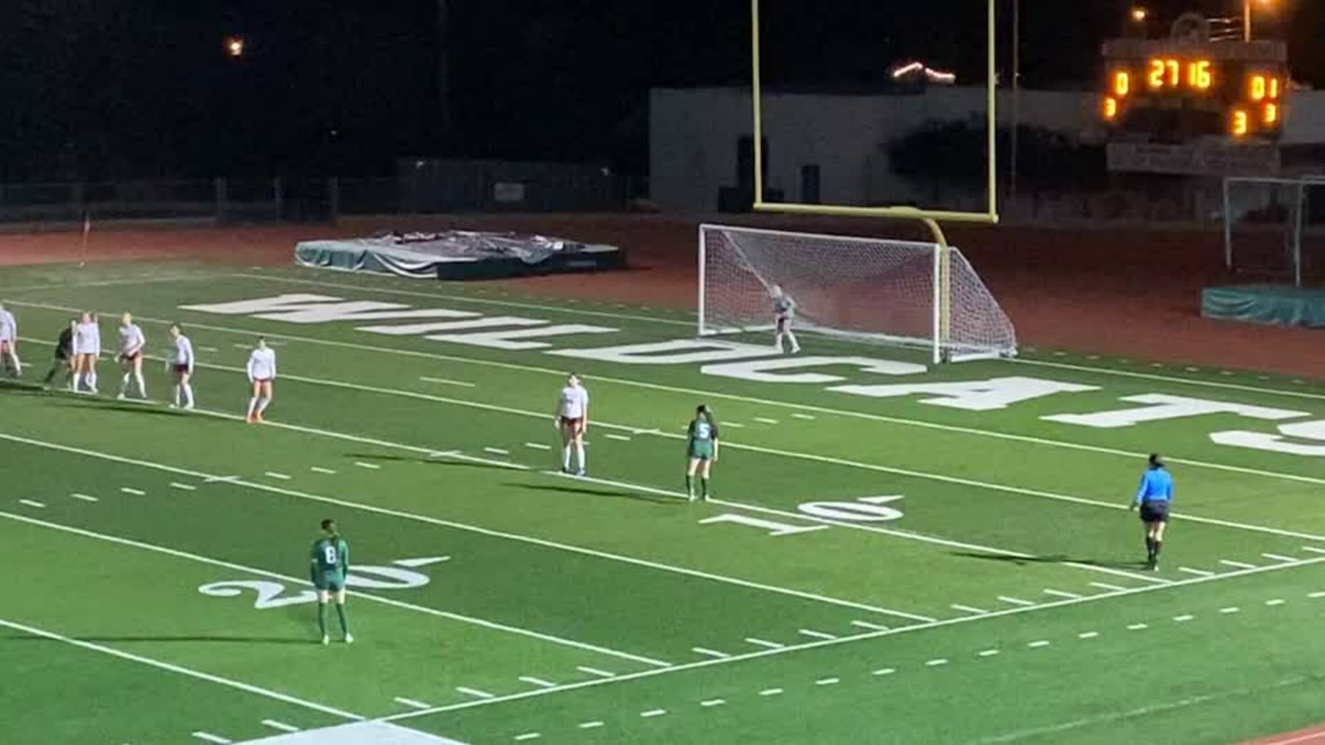 Chiovare puts the MHS LadyCats on the board!